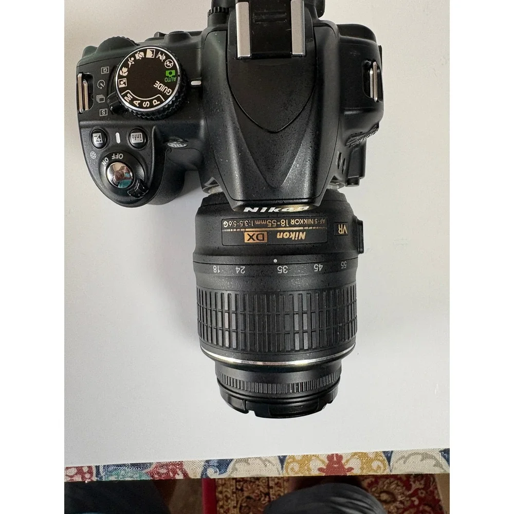 Nikon D3100 DSLR Camera with 18-55mm VR Lens Kit Black 14.2MP HD Video